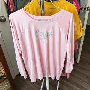 Seventh Avenue Pink Graphic Long Sleeve